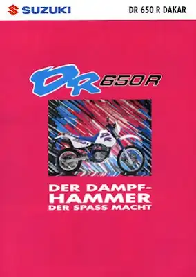 Suzuki DR 650 R Dakar Prospekt 1993