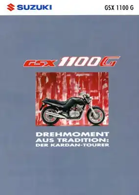 Suzuki GSX 1100 G Prospekt 1993
