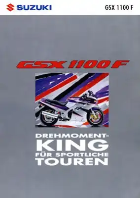 Suzuki GSX 1100 F Prospekt 1993