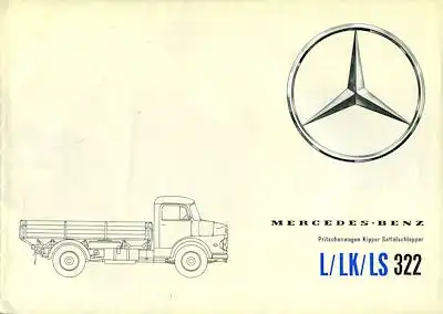 Mercedes-Benz L LK LS 322 Prospekt 1960