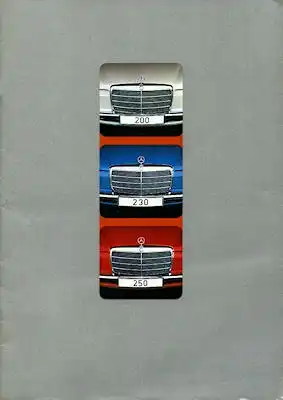 Mercedes-Benz 200 230 250 Prospekt 1974