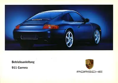 Porsche 911 Carrera Bedienungsanleitung 1999
