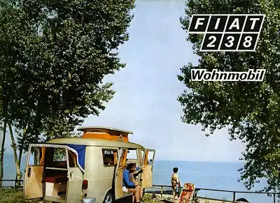 Fiat 238 Wohnmobil Prospekt 1969
