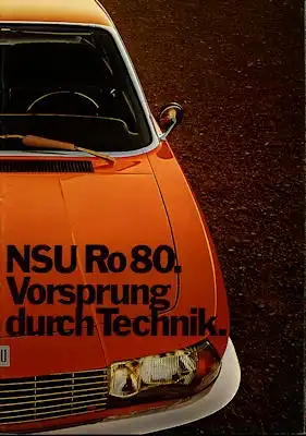 NSU Ro 80 Prospekt 5.1971