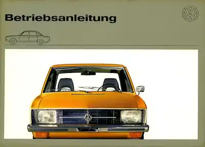VW K 70 Bedienungsanleitung 1972