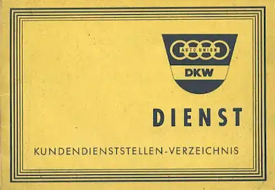 DKW Kundendienststelle-verzeichnis 1958