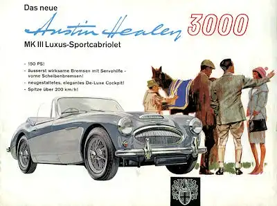 Austin Healey 3000 Prospekt 2.1964