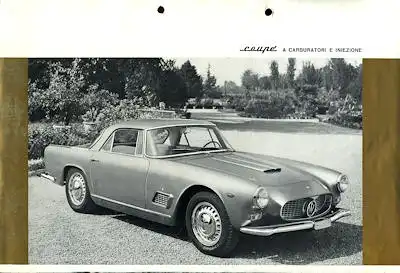 Maserati 3500 GT Prospekt ca. 1961