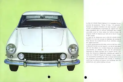 Ferrari 250 Grandturismo Coupé Pininfarina 2+2 Prospekt ca. 1958