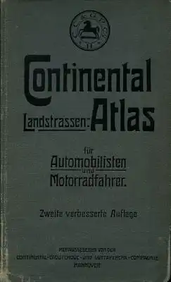 Continental Atlas Mitteleuropa 1910