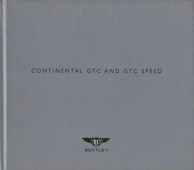 Bentley Continental GTC and GTC Speed Prospekt 2009