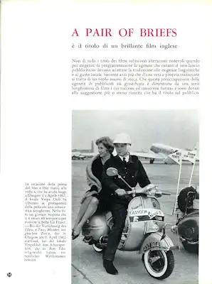 Piaggio Zeitschrift Nr. 76 / 1962