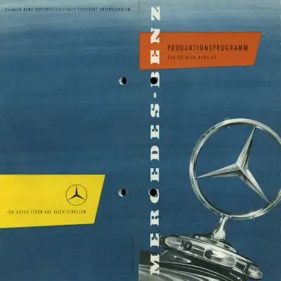 Mercedes-Benz Programm ca. 1956