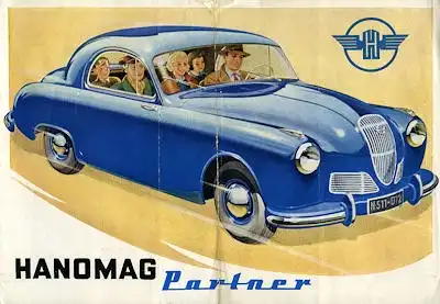 Hanomag Partner Prospekt ca. 1951