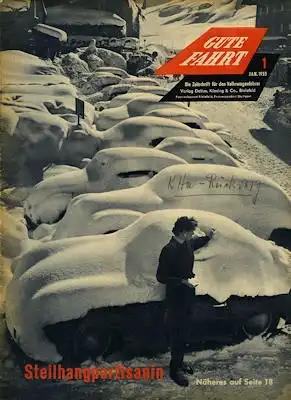 VW Gute Fahrt Heft 1 1955
