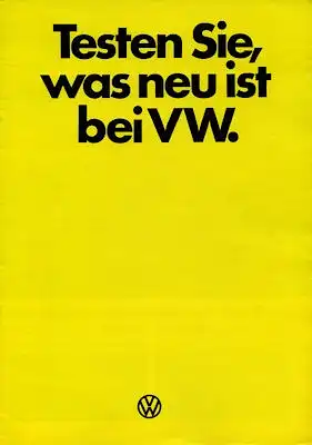 VW Programm 8.1973