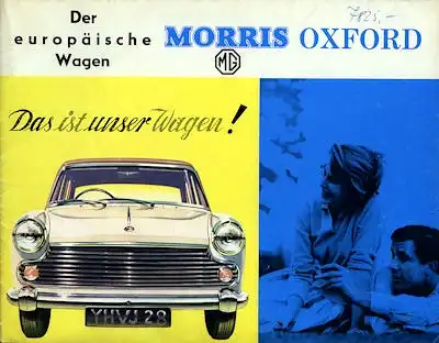 Morris Oxford Prospekt ca. 1961
