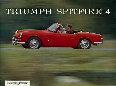 Triumph Spitefire 4 Prospekt 12.1963