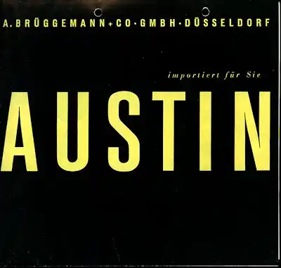 Austin Programm ca. 1960