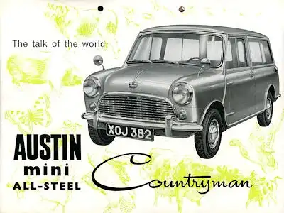 Austin Mini Countryman All-Steel Prospekt ca. 1960 e