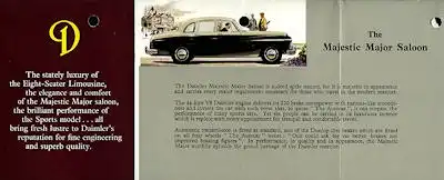 Daimler Programm ca. 1960