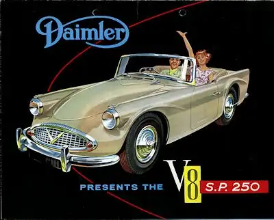 Daimler V 8 S.P. 250 Spec. B Prospekt ca. 1960