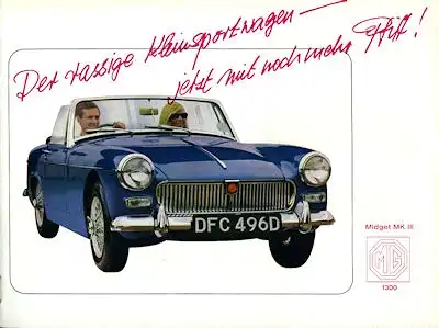 MG Midget Mark II Prospekt 1966