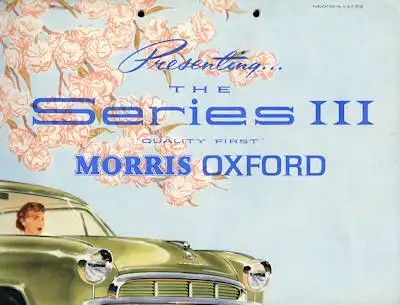 Morris Oxford Serie III Prospekt 1957