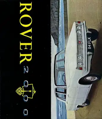Rover 2000 (P 6) Prospekt 1963
