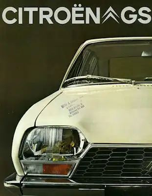 Citroen GS Prospekt 1971