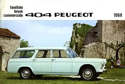 Peugeot 404 Kombi Prospekt 1968