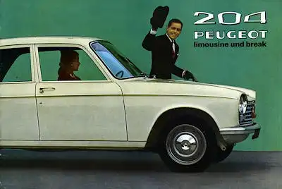 Peugeot 204 Prospekt 1966