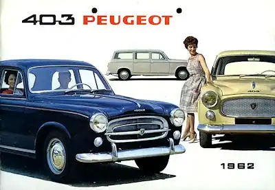 Peugeot 403 Prospekt 1962