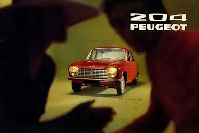 Peugeot 204 Prospekt 1971