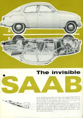 Saab 96 Prospekt ca. 1964 e