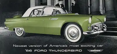 Ford Thunderbird Prospekt 1956 e