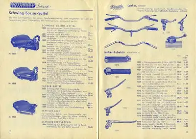 Erwin Vogl / München Motorrad-Sortiment 1950er Jahre