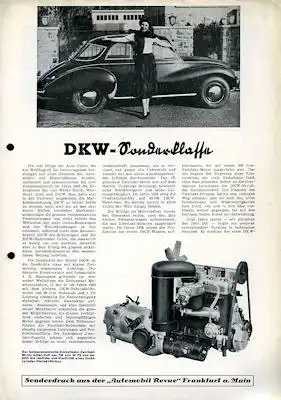 DKW Sonderklasse Test ca. 1955