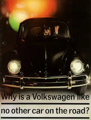 VW Käfer Prospekt ca. 1964 e