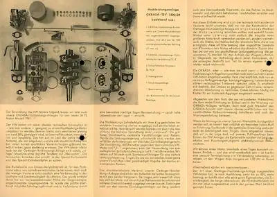 VW Okrasa / Oettinger TSV-1300-34 Prospekt ca.1963