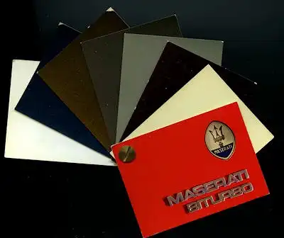 Maserati Biturbo Farben 1980er Jahre