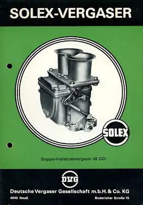 Solex Vergaser Type 40 CCI 1970