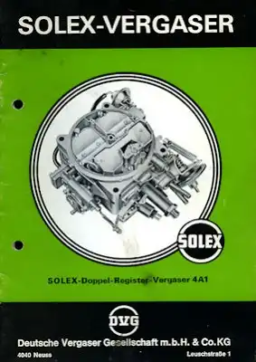 Solex Vergaser Type 4A1 8.1974