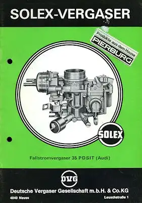 Solex Vergaser Type 35 PDSIT 9.1976