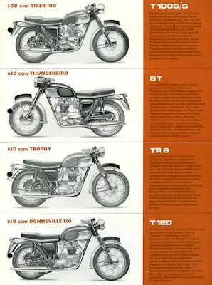 Triumph Programm 1966