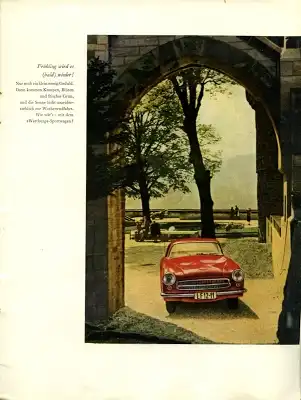 Wartburg Hauszeitschrift Im Auto Spiegel 3/1958