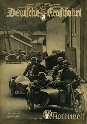 Deutsche Kraftfahrt 1940 Juli