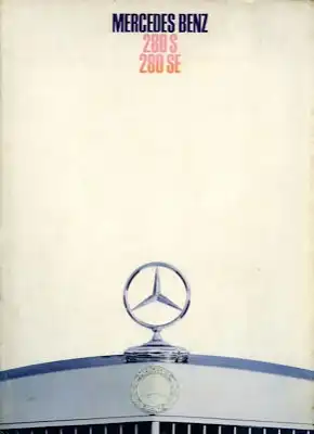 Mercedes-Benz 280 S SE Prospekt 12.1967