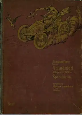 Gustav Braunbeck Kunstblätter aus dem Schnauferl 1903