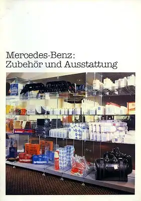 Mercedes-Benz Zubehör Prospekt 1981
